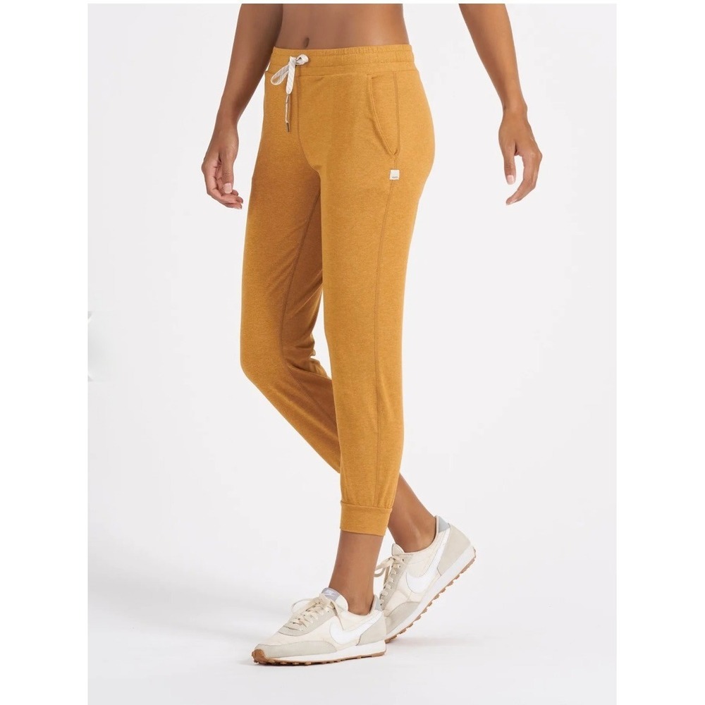 Vuori Performance Joggers Womens Turmeric Heather Slim Fit Sweatpants XS